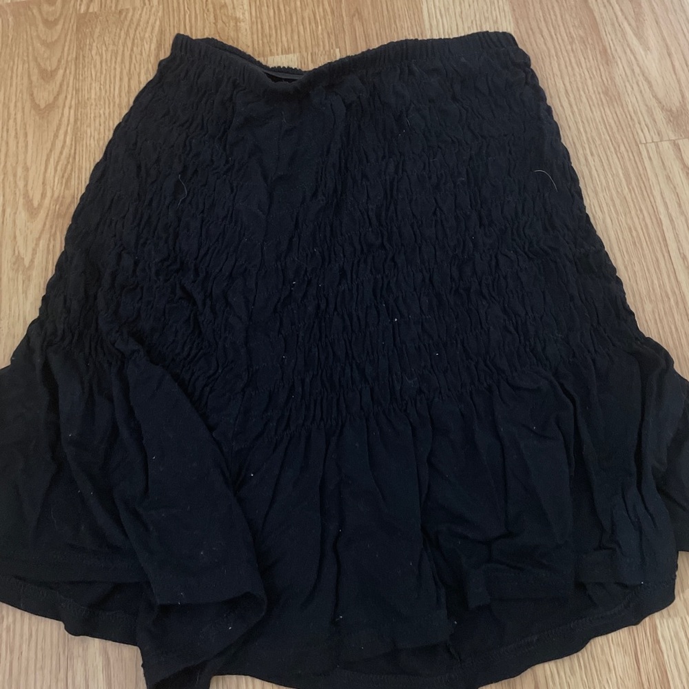 Black ASOS crinkle skirt never worn